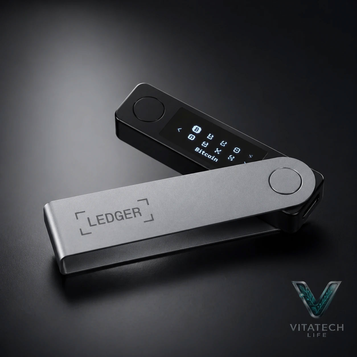 کیف پول سختافزاری Ledger Nano X اورجینال 1 خرید کیف پول سخت افزاری مشکی